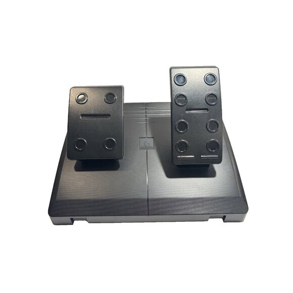 Logitech PC Racing Pedals for Drift Simulator Driving 2 Pedal Black New Ethernet - Picture 1 of 9